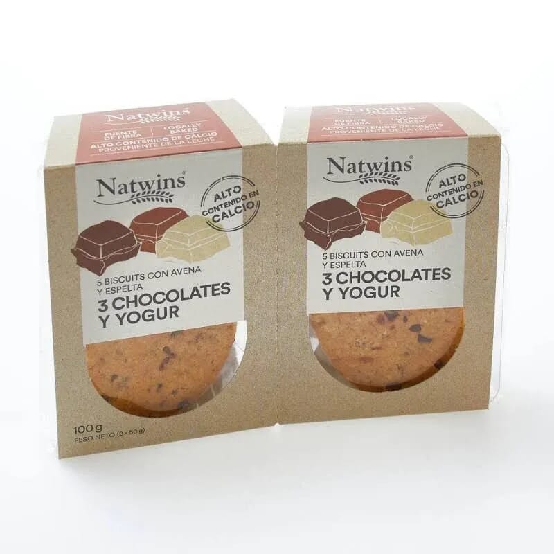 Biscuits 2 Chocolats et Yaourt 100g