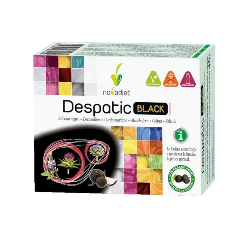 Despatic Black Vegan 60 VCaps de Novadiet