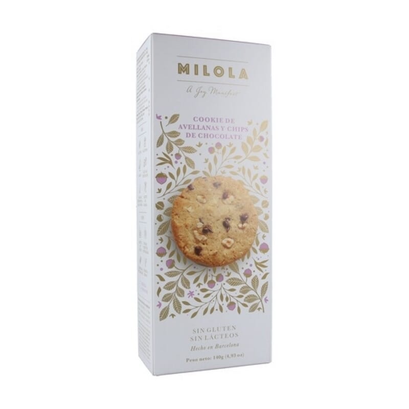 Cookies De Noisettes et Pépites De Chocolat 140g