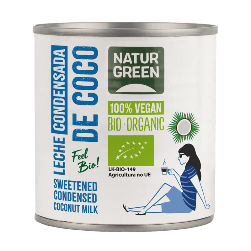 Leche Condensada Coco Bio Vegan 210g de NaturGreen