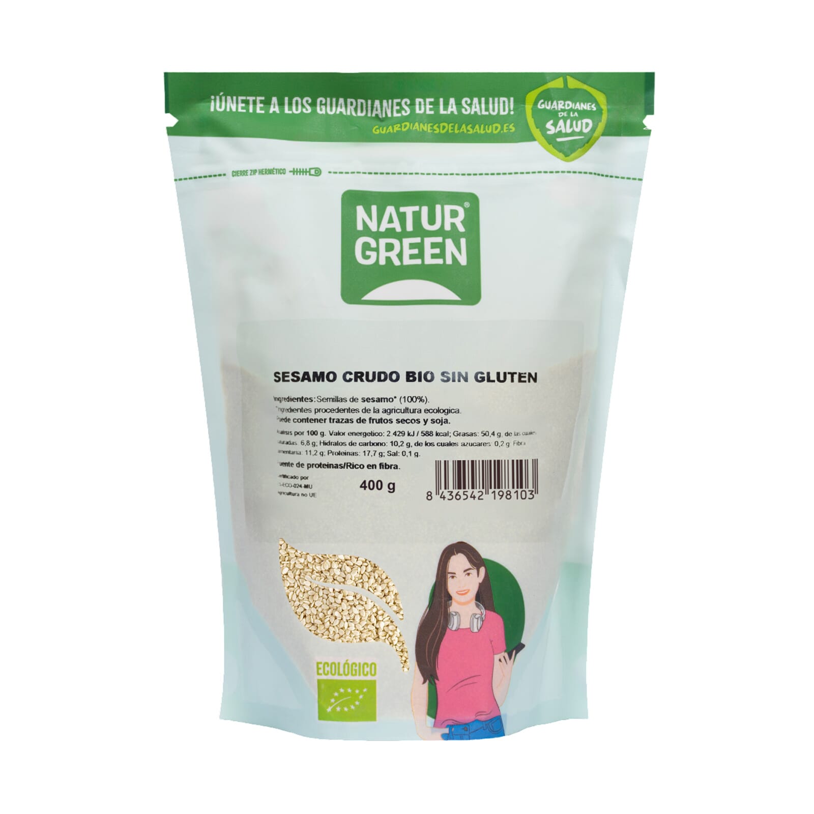Sésamo Crudo Bio 400g