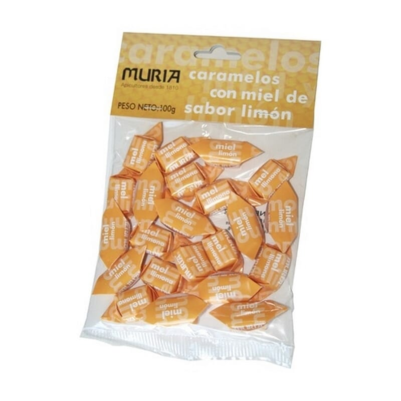Bonbons au Miel et Citron Sans Sucre 100g