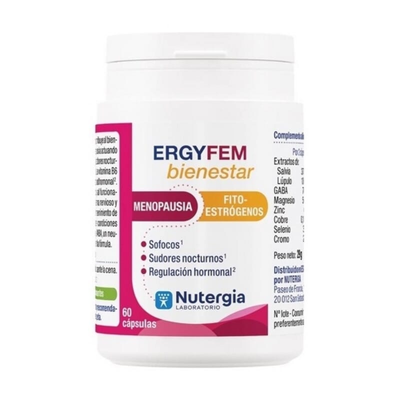 ErgyFem Bienestar Menopausia 60 Caps