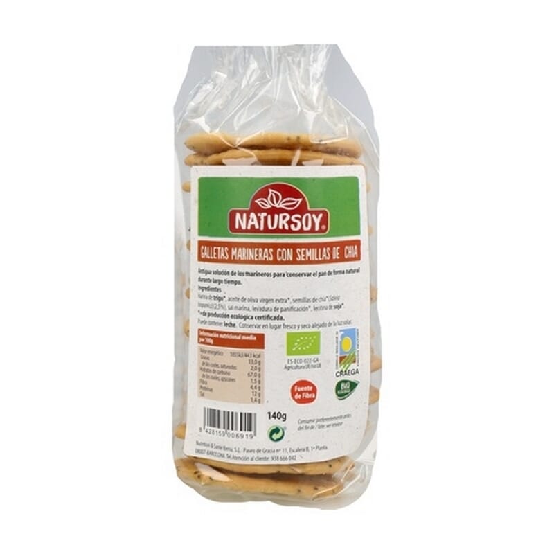 Biscotti Salati Marinari Chia Bio 140g