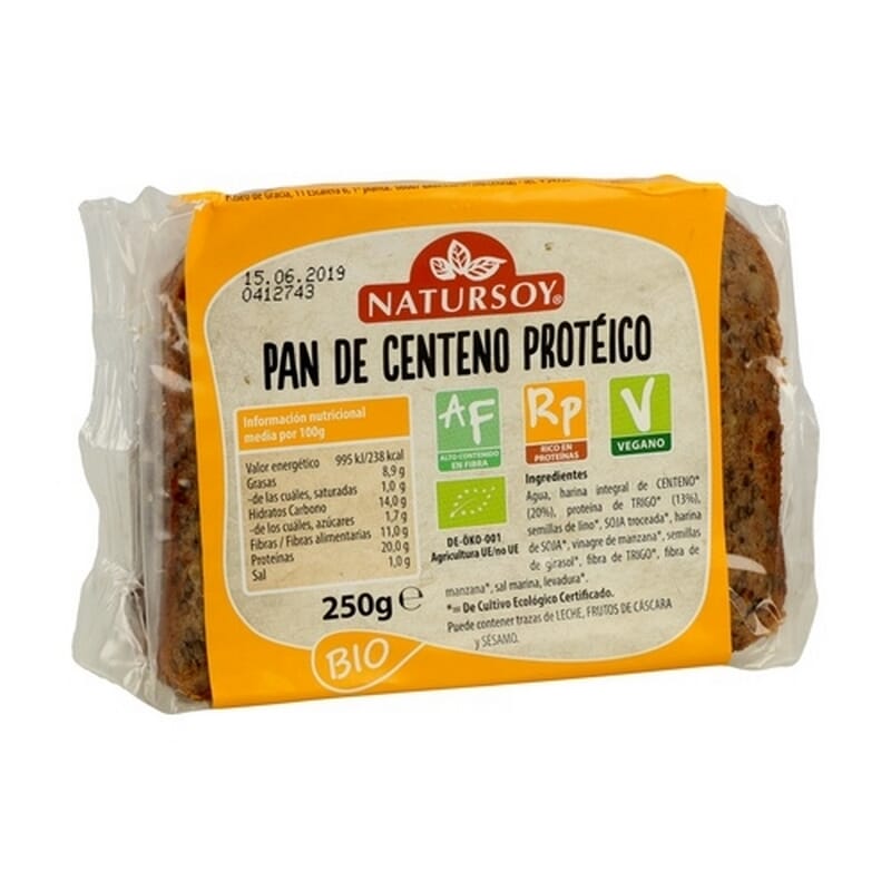 Pane Di Segale Proteico Bio Vegan 250g