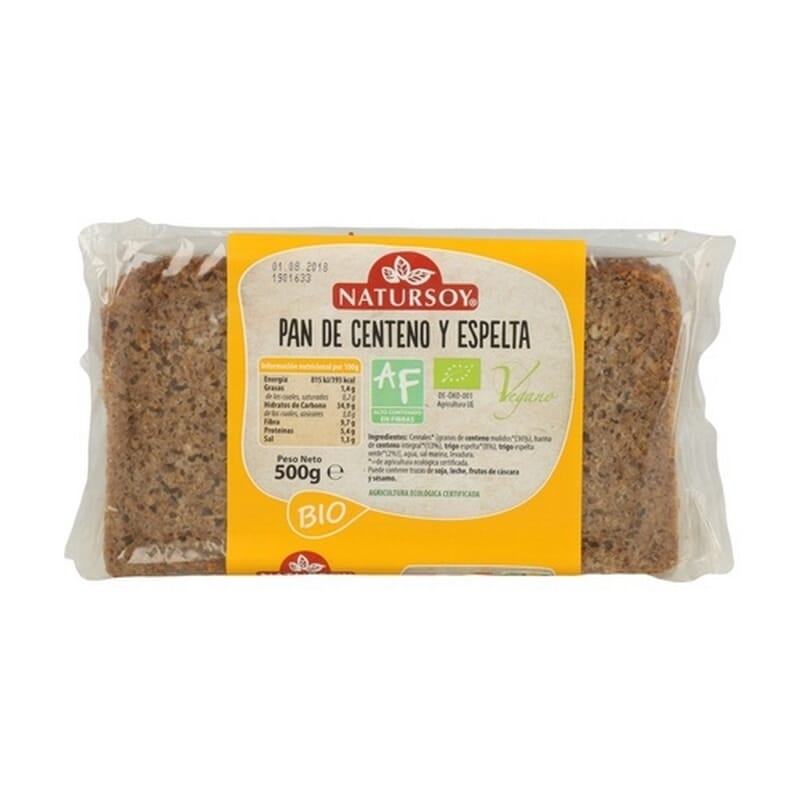 Pane Di Segale E Farro Bio Vegan 500g