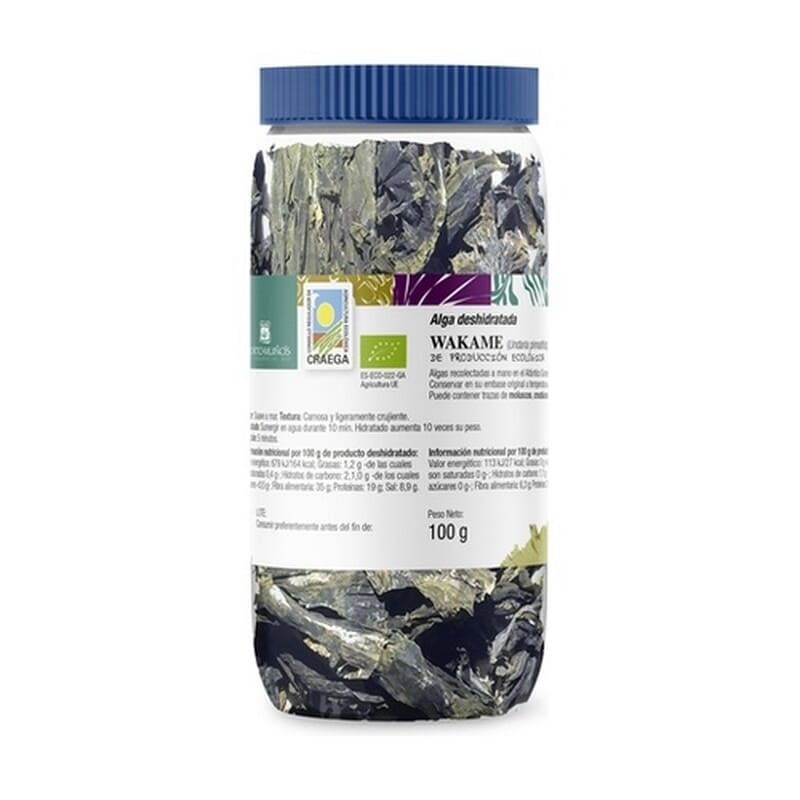 Algas Wakame Deshidratadas Eco 100g de Porto Muiños