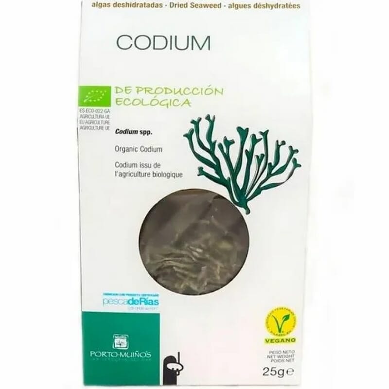 Algen Codium Getrocknete Eco Vegan 25g