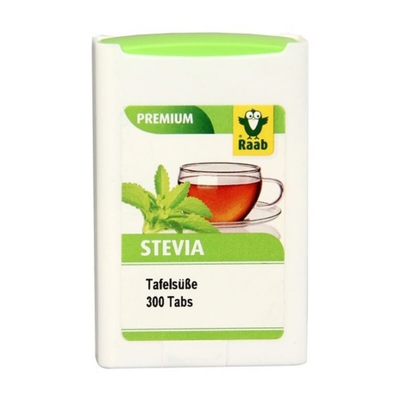 Stevia 300 Tabs de Raab Vitalfood