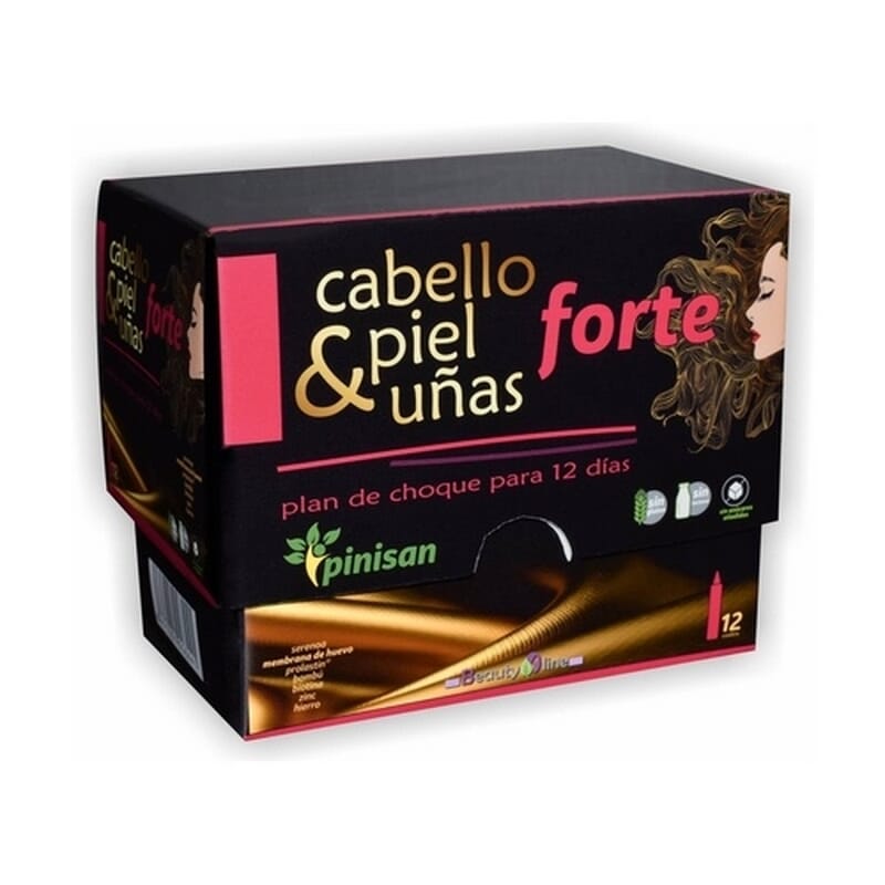 Cheveux Peau Ongles Fort Sans Gluten 12 Fioles