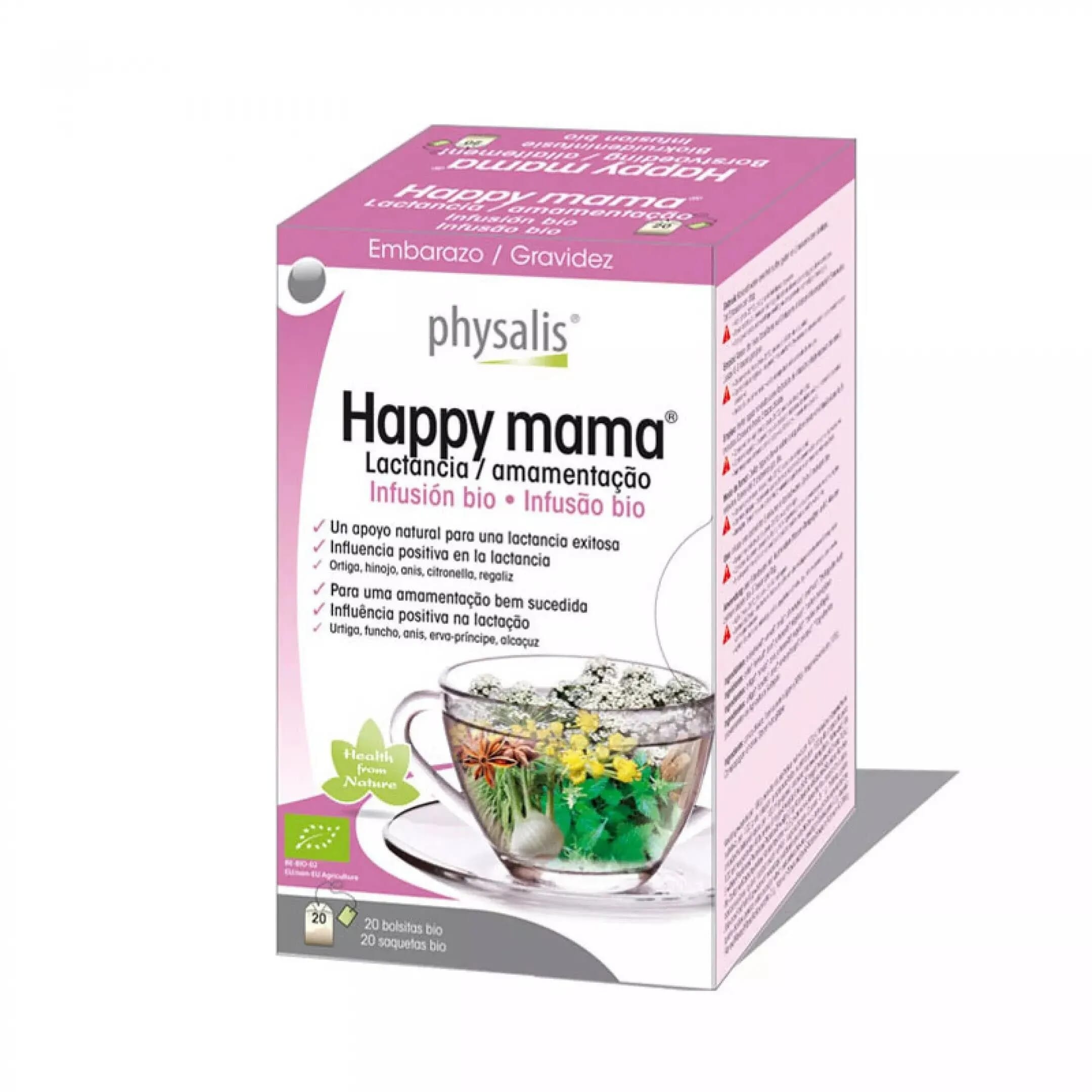 Happy Mama Infusion Eco 20 Infusiones de Physalis