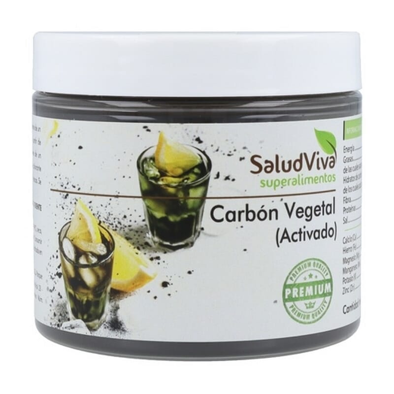 Carbón Vegetal Activado Polvo 50g de Salud Viva