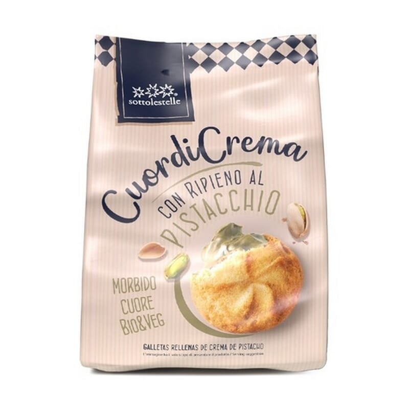 Galletas Rellenas De Crema De Pistacho Bio 200g