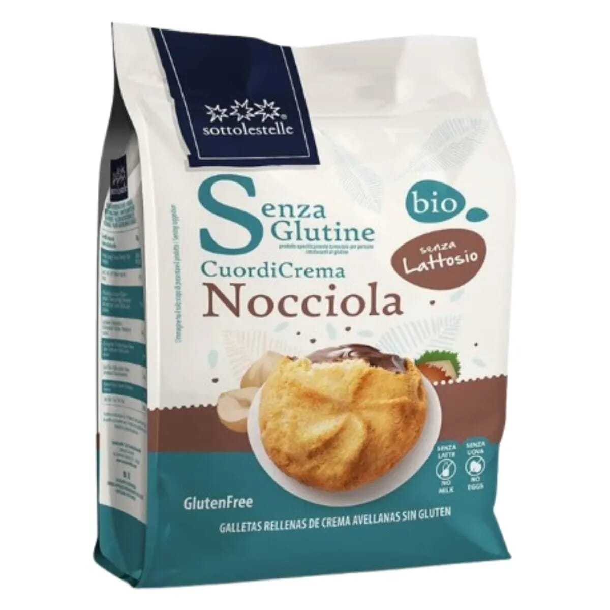 Galletas Rellenas Avellana Choco Bio 200g