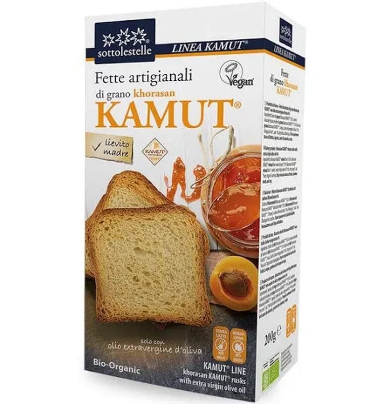 Pane Tostato Grano Khorasan Kamut Bio 200g