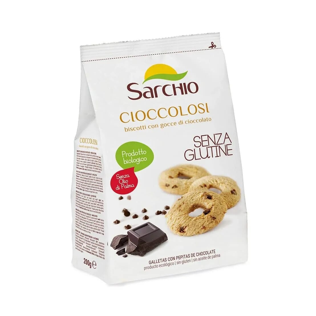 Dinkelkekse Kakao Mit Schokoladenchips 200g