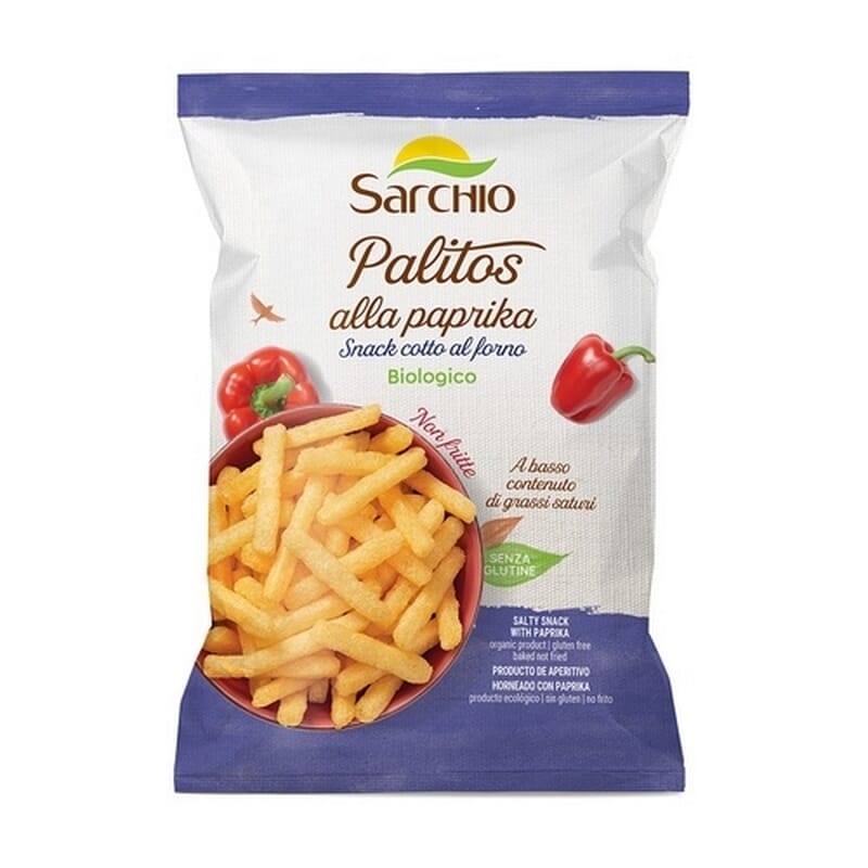 Bastoncini Paprika Senza Glutine Eco Vegan 45g