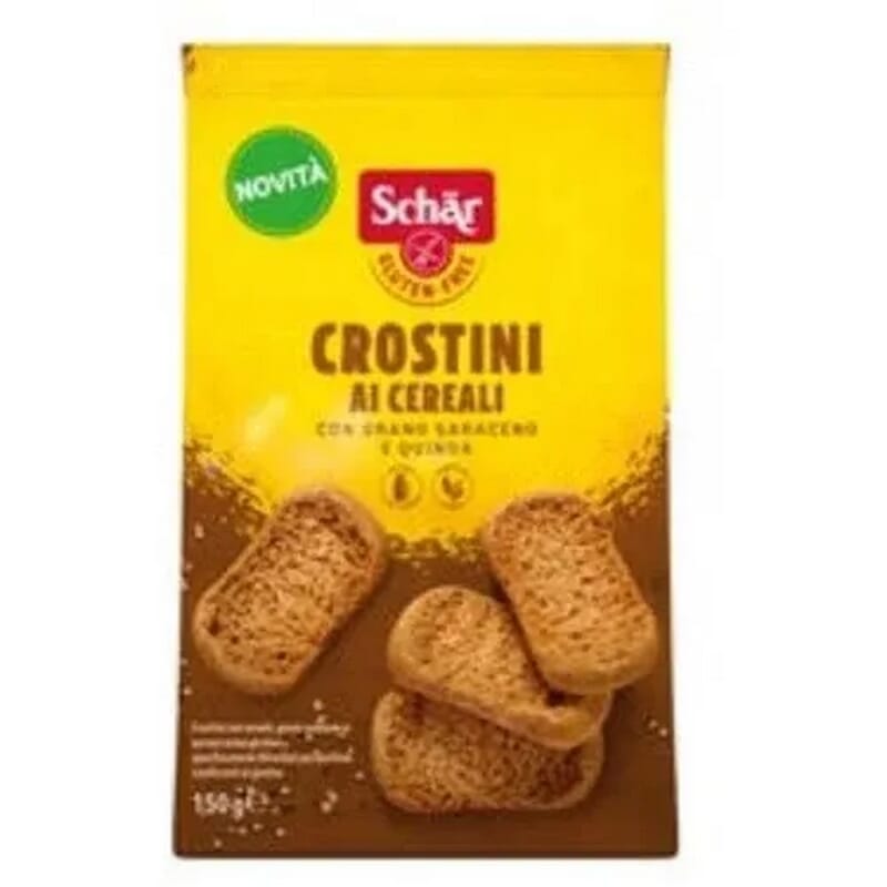 Crostini Al Cereali Sin Gluten 150g de Schar