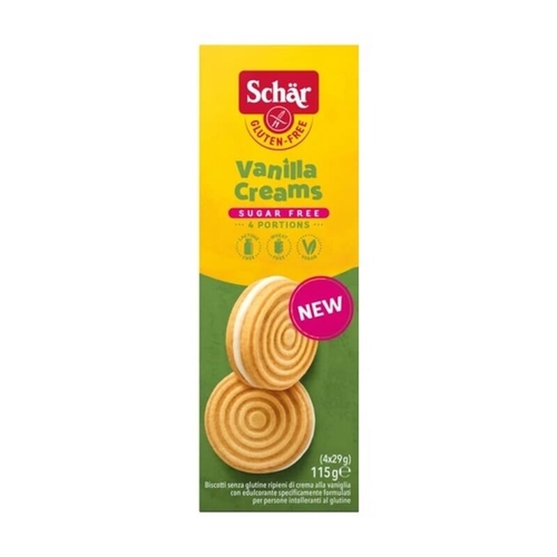 Biscotti Vainilla Creams Senza Glutine 115g