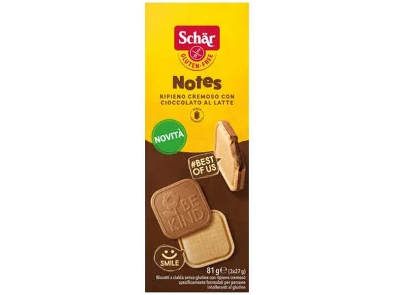 Biscotti Notes Senza Glutine 81g