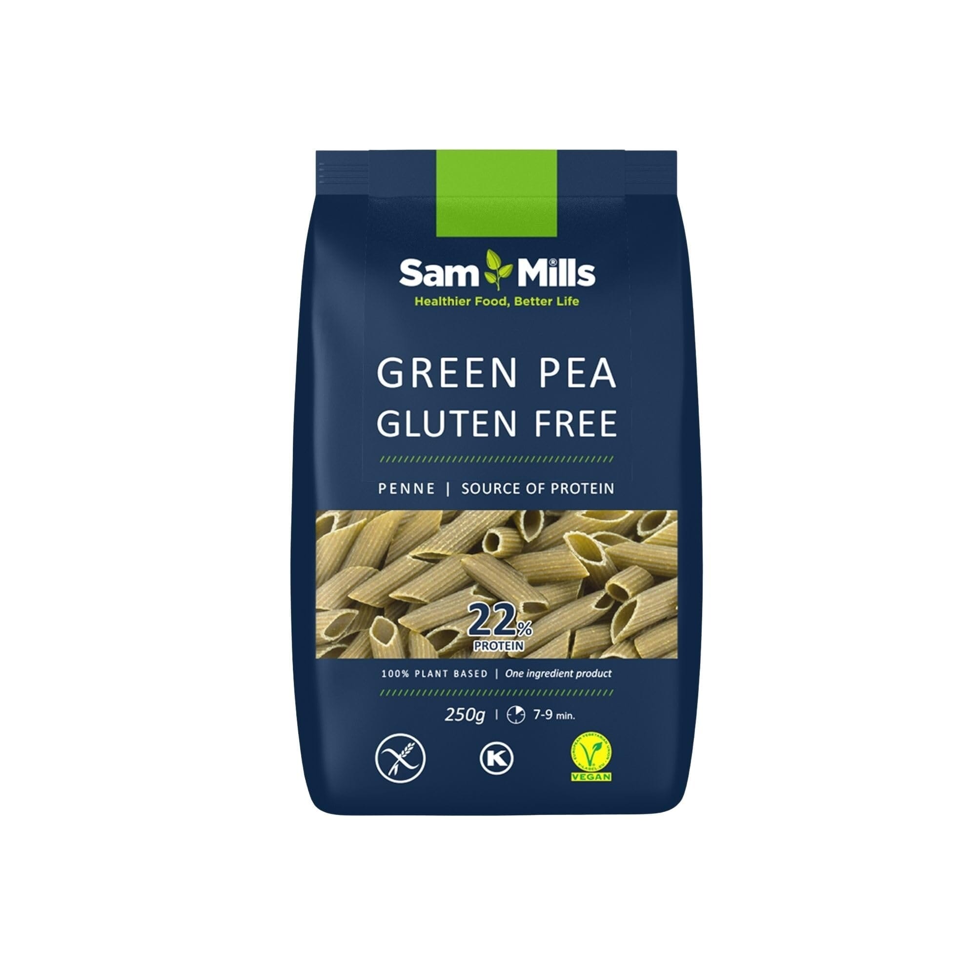 Green Pea Macarrones De Guisantes Sin Gluten 250g