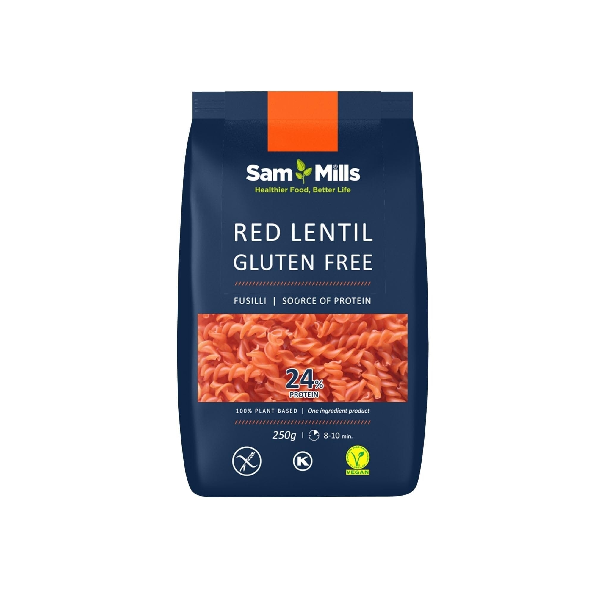 Espirales De Lenteja Roja 250g