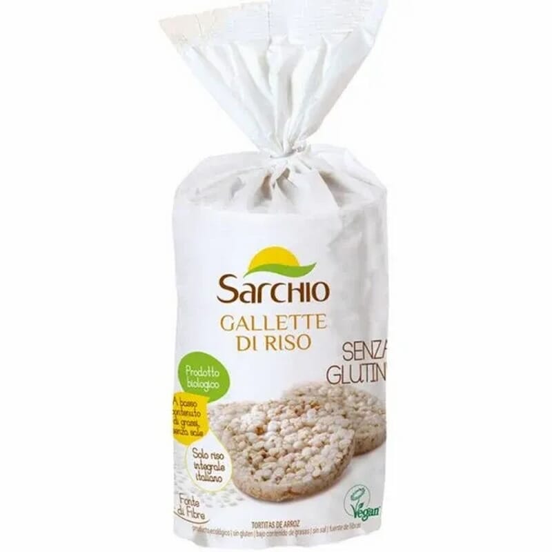 Tortitas De Arroz Sin Sal Sin Gluten 100g
