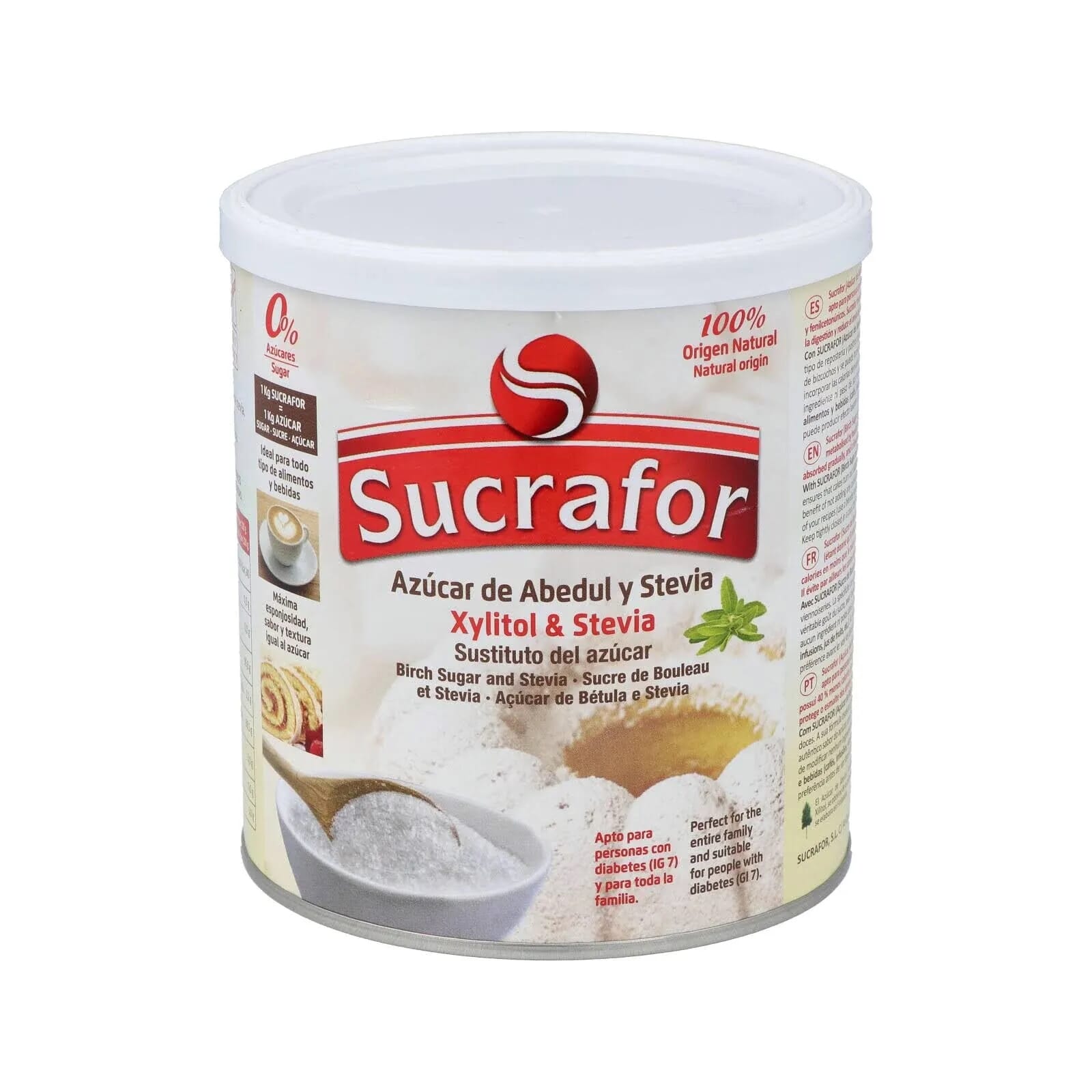 Zucchero Di Betulla Stevia E Xilitolo 500g