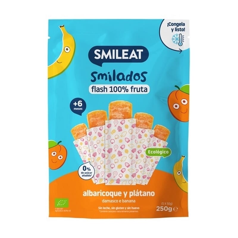 Smilado Albaricoque Y Plátano 6M 5 Uds 50 g