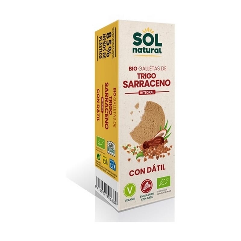 Galletas De Trigo Sarraceno Integral Con Dátil 170g