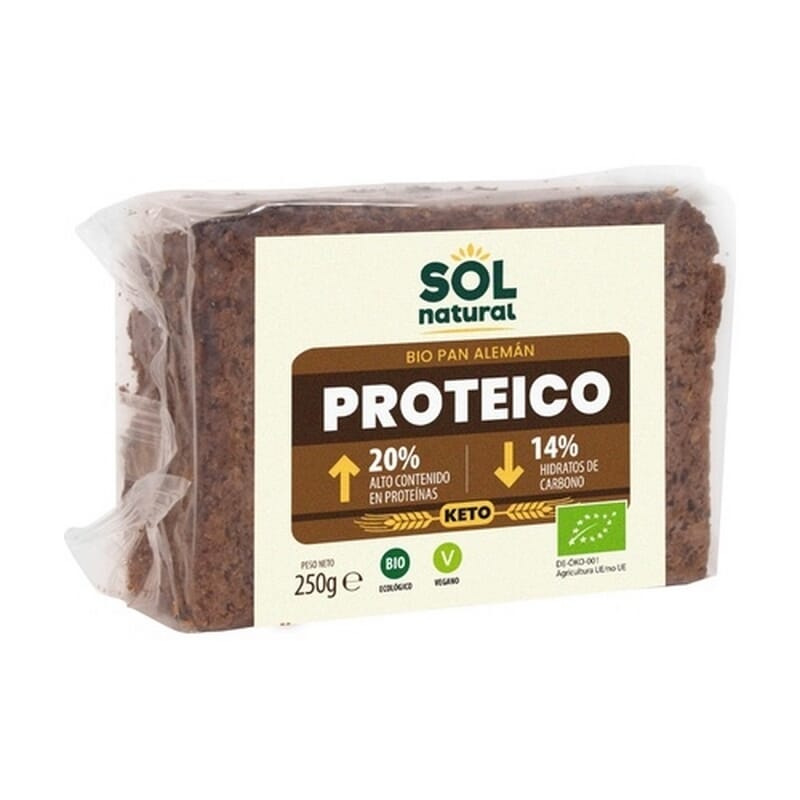 Pan Alemán Proteico Bio Vegan 250g
