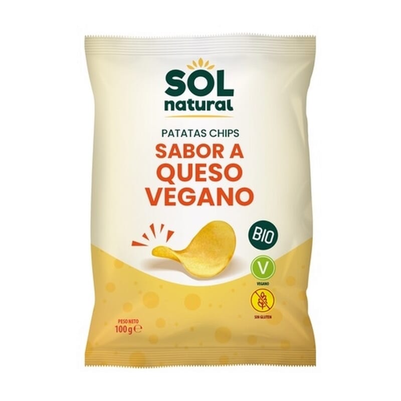 Patatas Chips Sabor Queso Vegan Bio 100g