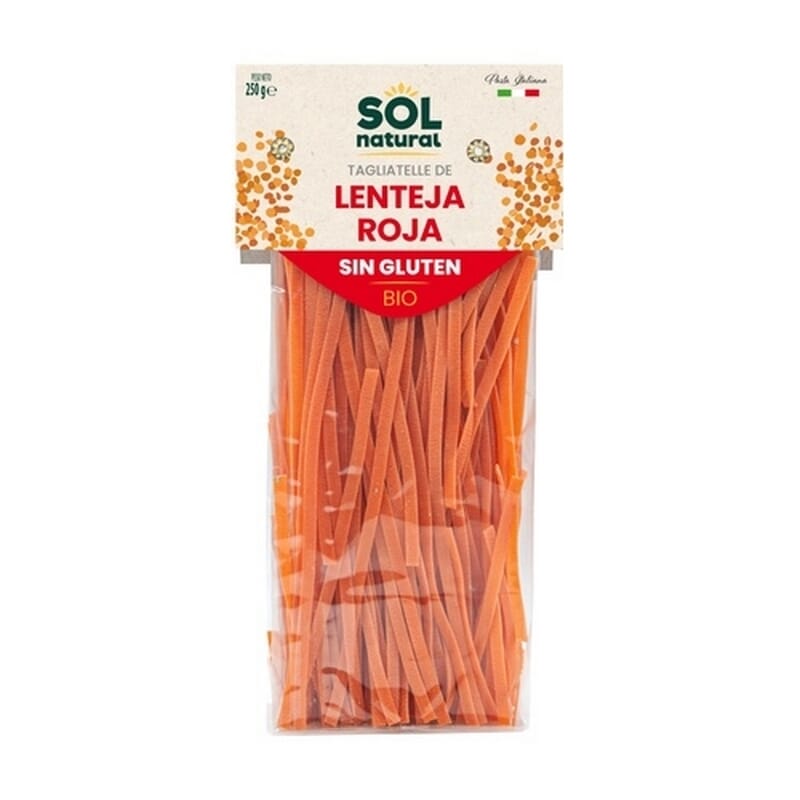 Tagliatelle De Lenteja Roja Sin Gluten Bio 250g