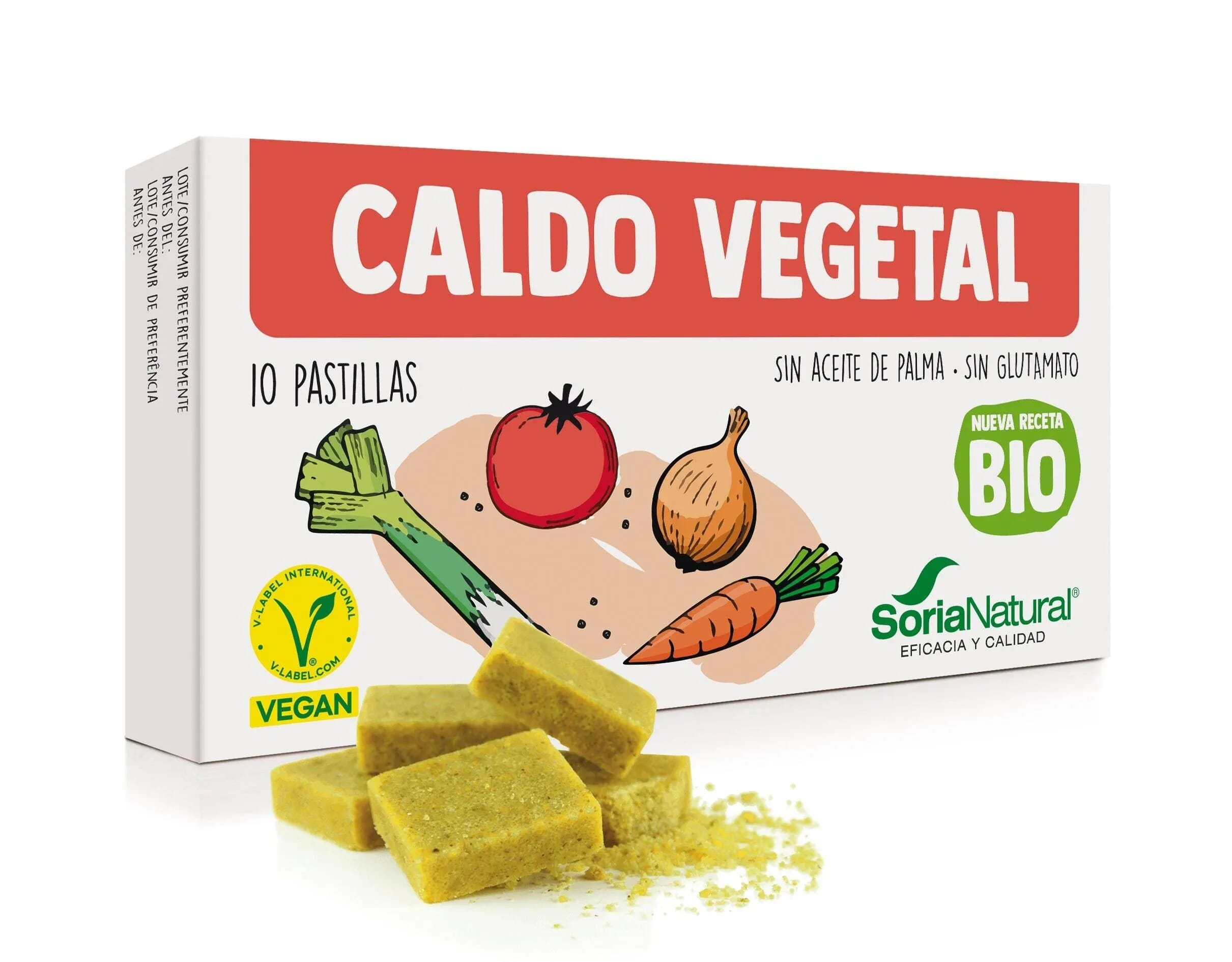 Caldo Vegetal Pastillas Eco 10 Tabs