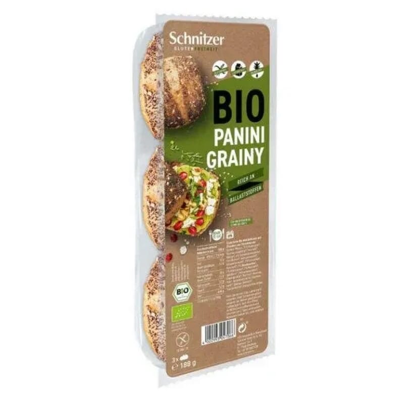 Panecillos Panini Semillas Sin Gluten 188g