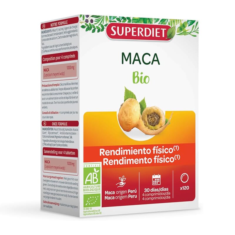 MacaFit Bio 120 Caps de Super Diet