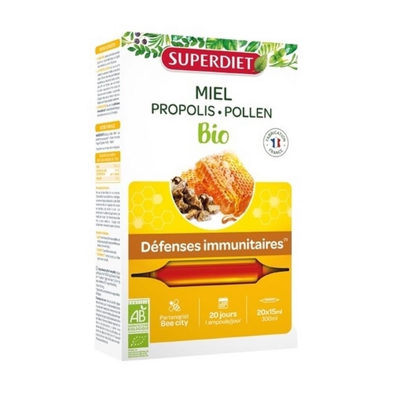 Jalea Real 1500 mg Miel Polen Bio 20 Caps