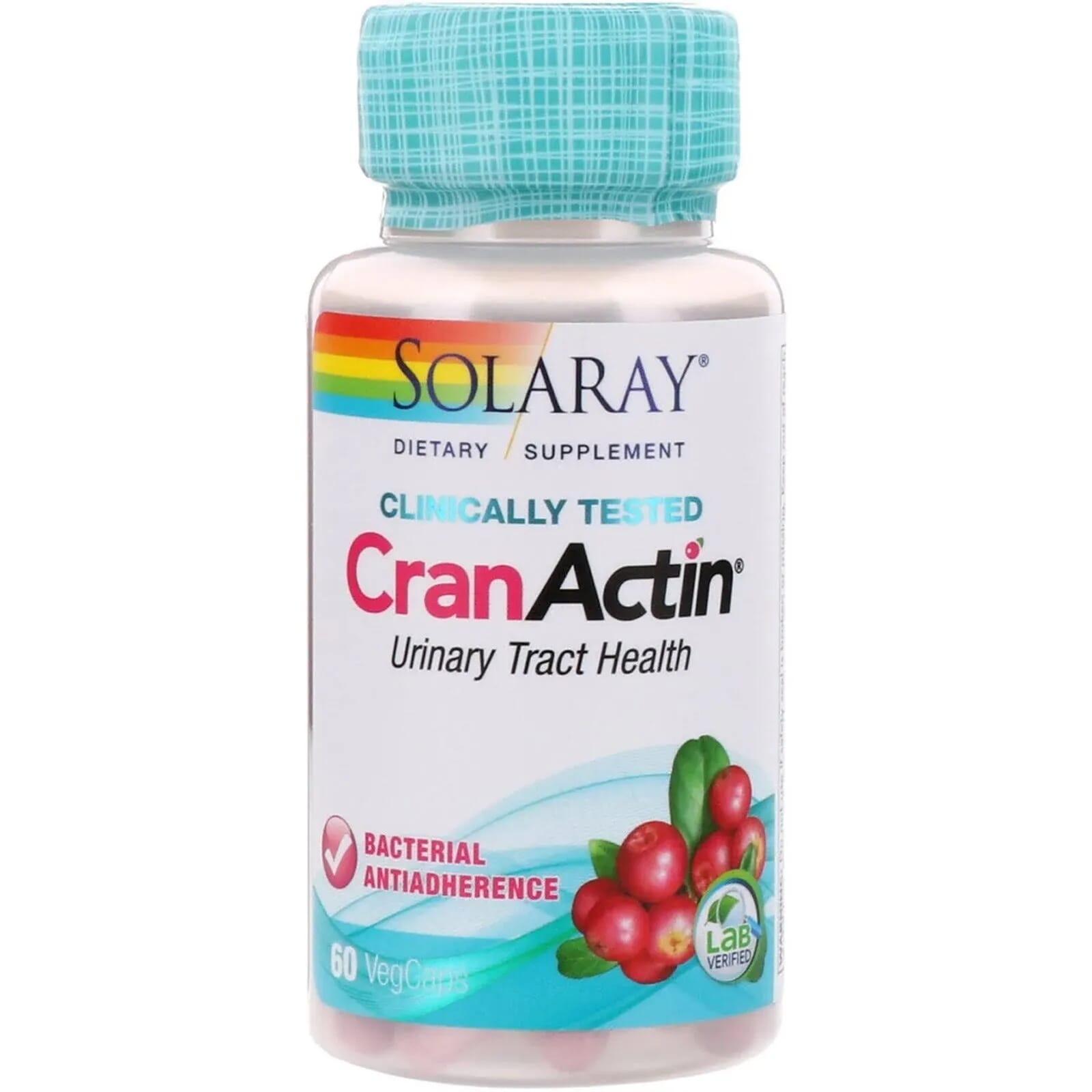 Cranactin Sin Gluten Vegan 60 Caps de Solaray
