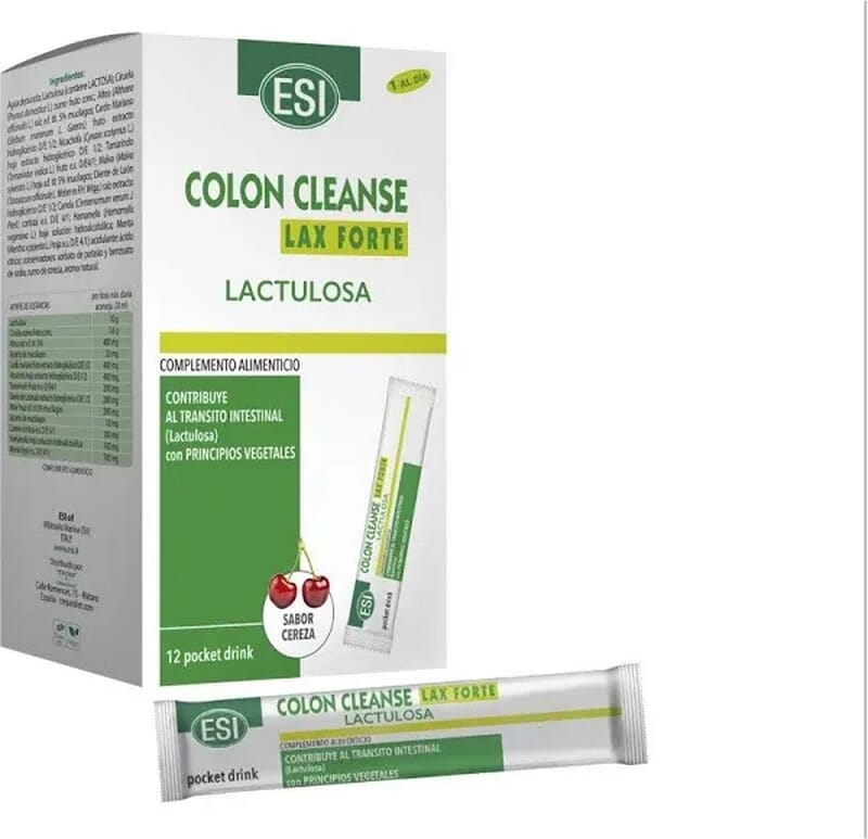 Colon Cleanse Lax Forte Lactulosa Sobres 12 Sobres de TrepatDiet
