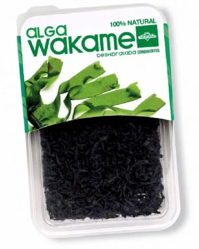 Algas Wakame Sin Gluten Vegan 50g de Trevijano