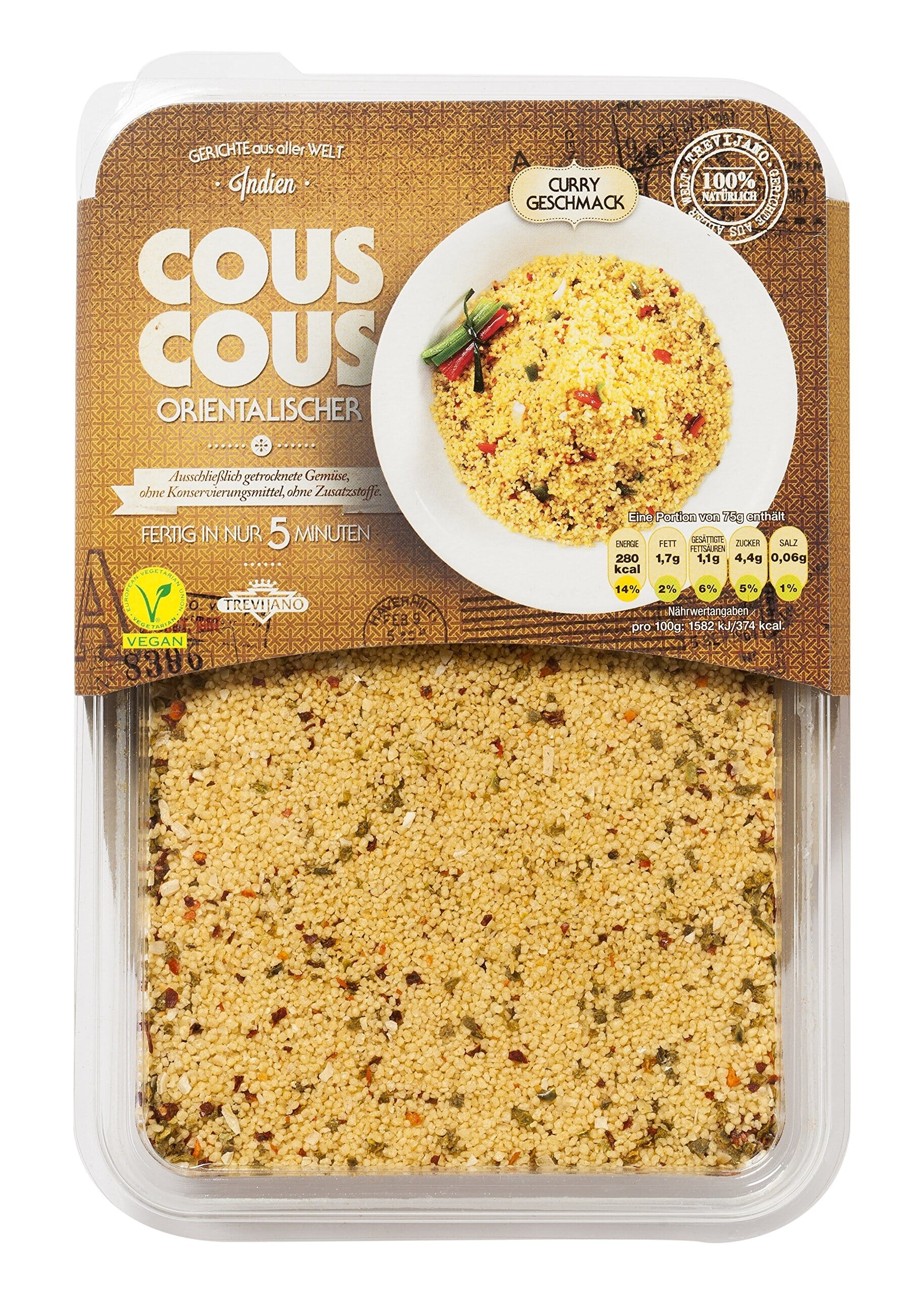 Cous Cous Oriental Végan 300g