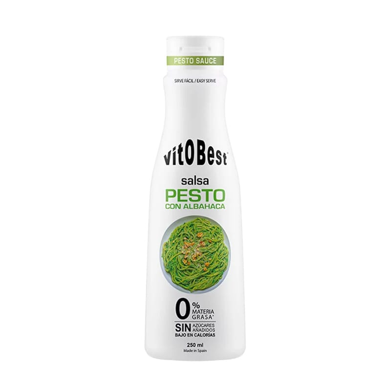 Salsa Pesto Con Albahaca 0% 250 ml