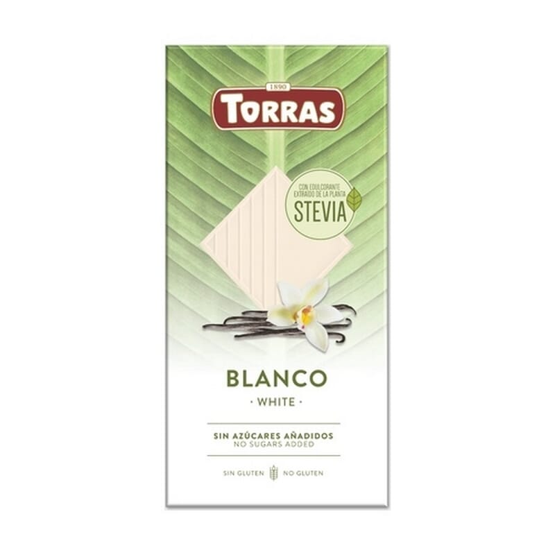 Chocolat Blanc Avec Stevia 100g