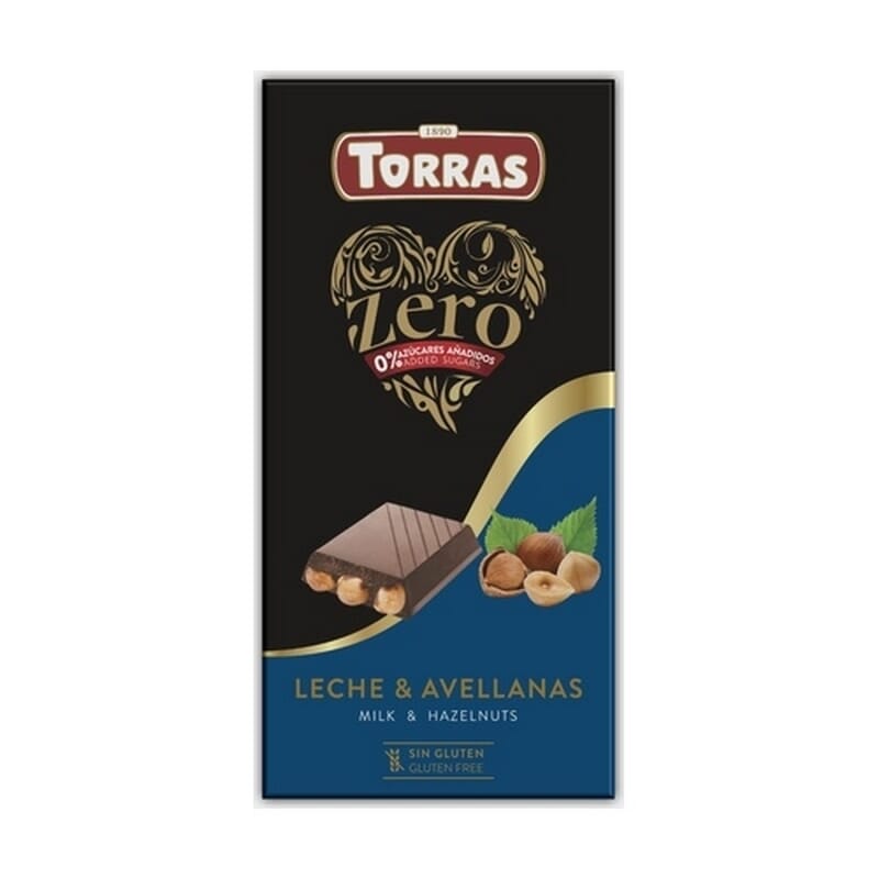 Chocolat Au Lait Noisettes Zero 150g