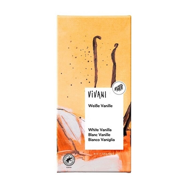 Chocolate Blanco Con Vainilla Bio 80g