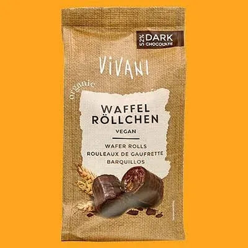 Barquillos Chocolate Negro 52% Bio 125g