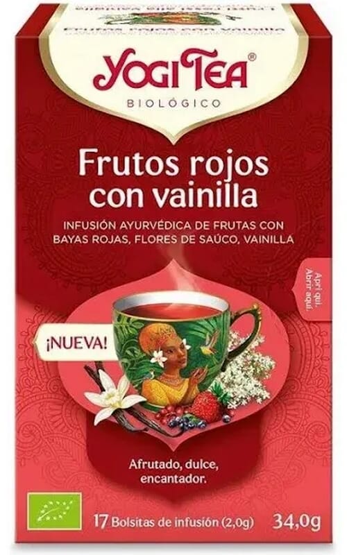 Infusion Frutos Rojos Con Vainilla Bio 17 Uds