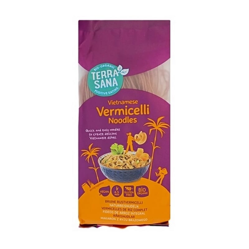 Fideos Vietnamitas De Arroz Integral 250g