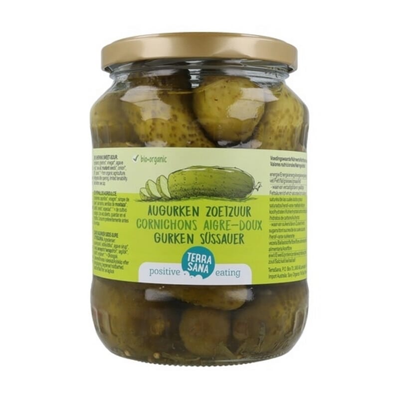 Pepinillos Dulce/Acidos Bio Vegan 670g