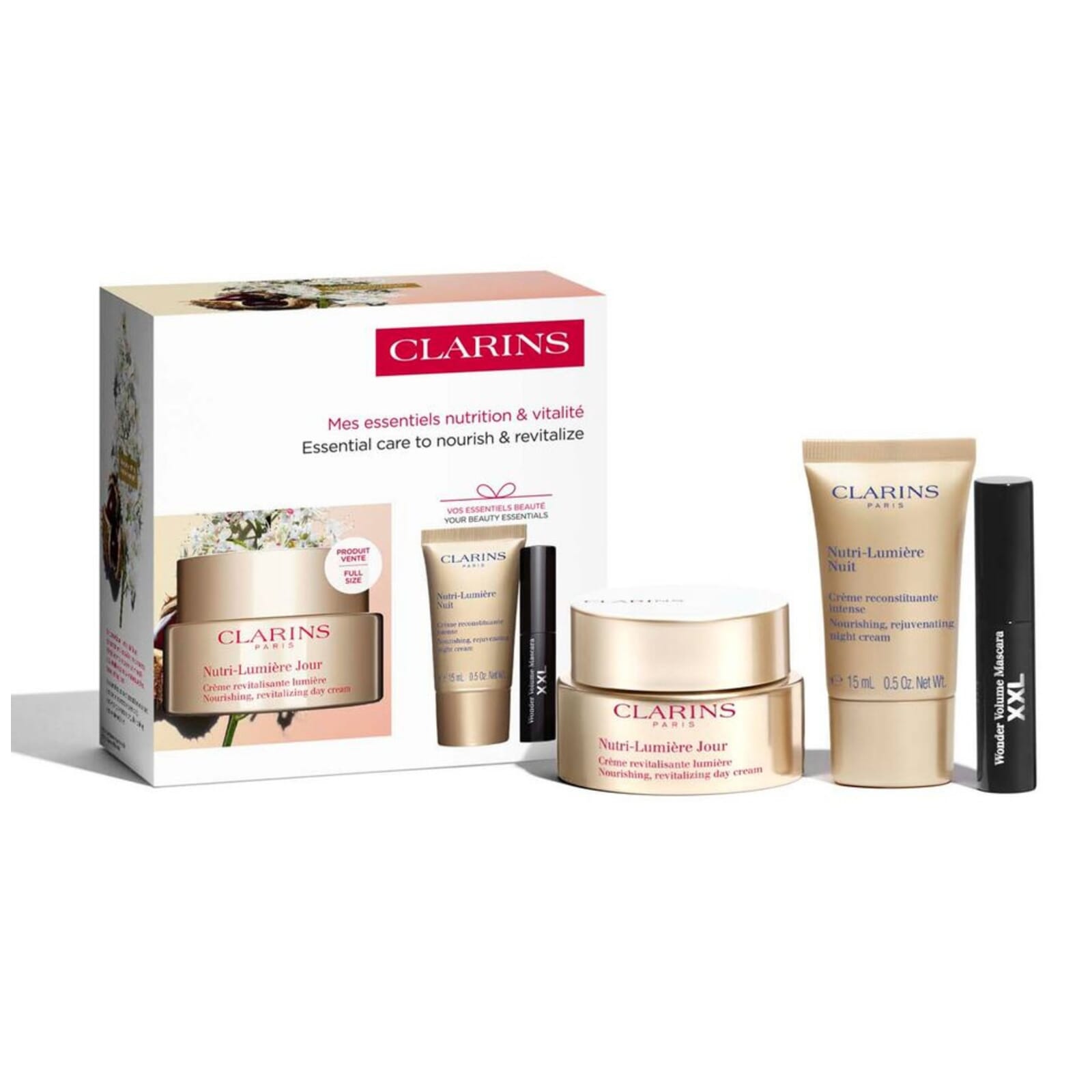 Nutri-Lumière Jour 50 ml + Nutri-Lumière Nuit + Mini Maske Pack
